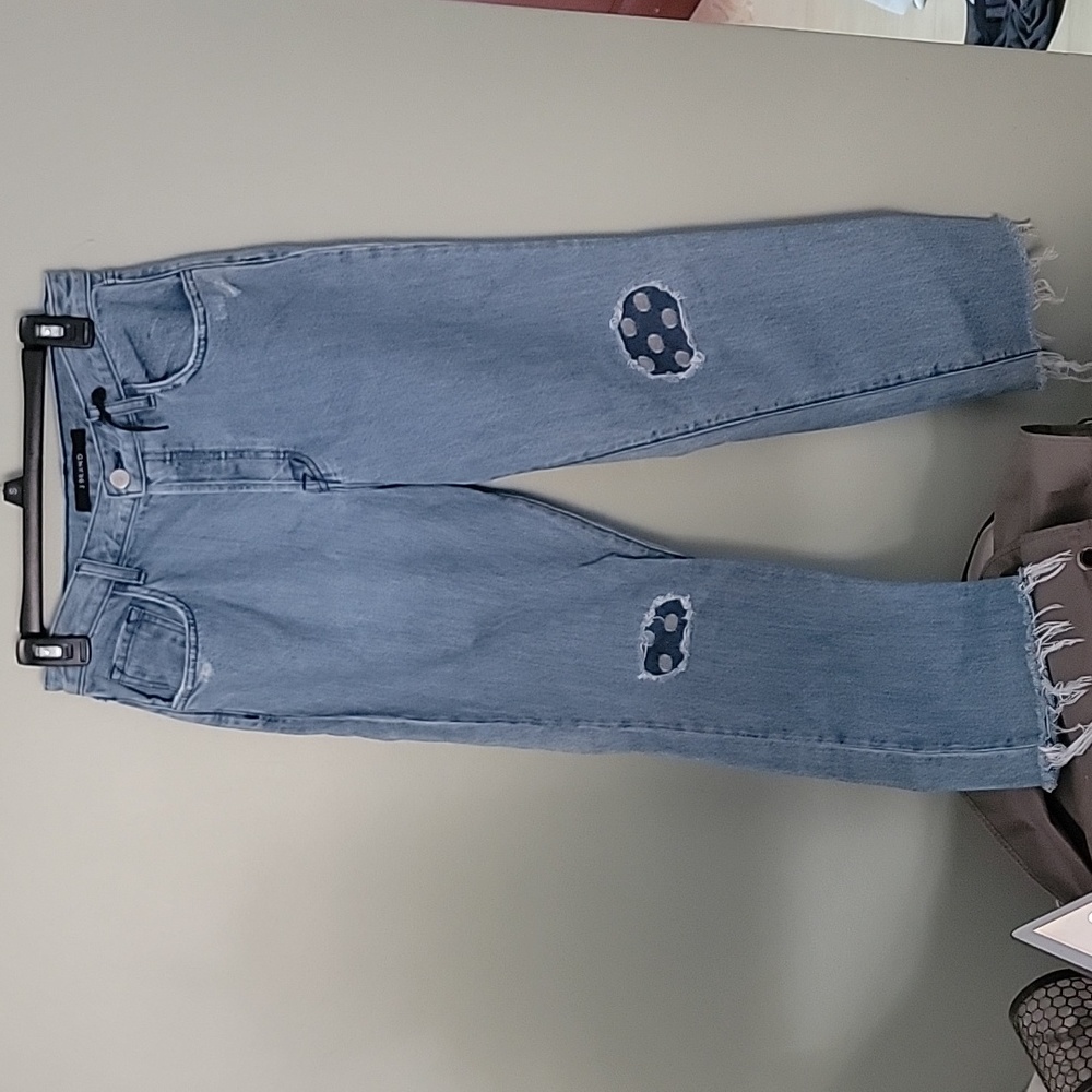 NWOT J BRAND Jeans Frayed Crop sz 28